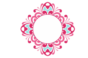 Swirl Ornament Border With Transparent Background png