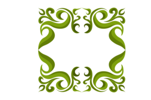 remolino ornamento frontera con transparente antecedentes png