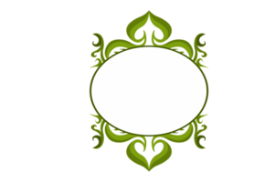 Swirl Ornament Border With Transparent Background png