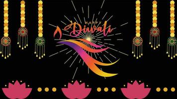 Happy Diwali card vector