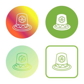 icono de vector de sombrero