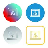 icono de vector de péndulo