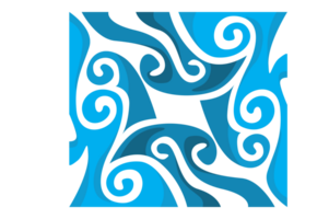 Swirl Ornament Border With Transparent Background png