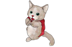 animal - mascota - adorable gato - gatito - gatito acuarela ilustración png