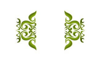 Strudel Ornament Rand mit transparent Hintergrund png