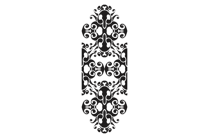 Strudel Ornament Rand mit transparent Hintergrund png