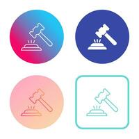 Gavel Vector Icon