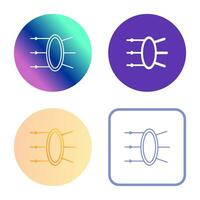 Refraction Vector Icon