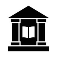 Library Vector Glyph Icon For Personal And Commercial Use.