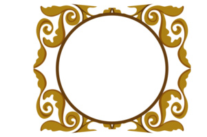 Flora Ornament Border With Design With Transparent Background png