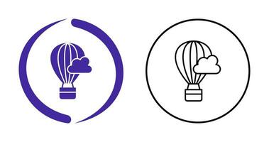 Hot Air Baloon Vector Icon