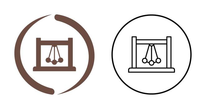 icono de vector de péndulo