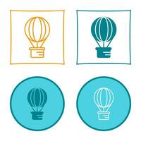 Hot Air Balloon Vector Icon