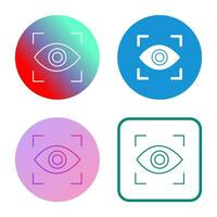 Eye Scan Vector Icon