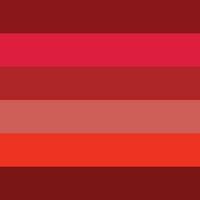 Spectrum of passionate and diverse Red color shades, six different type of red color palette template vector