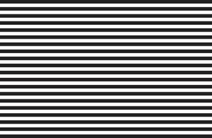 Black and white striped horizontal lines background vector
