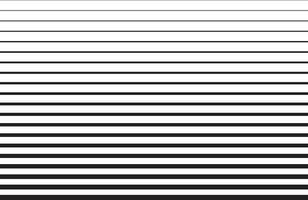 Black and white striped halftone horizontal lines background vector