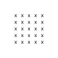 Cross-pattern design element vector illustration