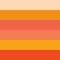 Orange shades color scheme vector