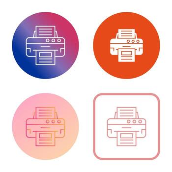 icono de vector de impresora