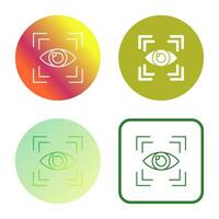 Eye Scan Vector Icon