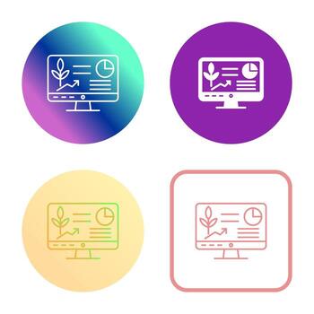 icono de vector de computadora