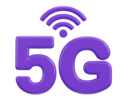 5g nätverk med wiFi trådlös nätverk ikon png