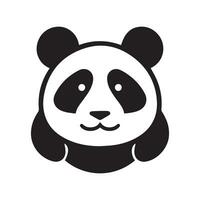 Abstract Vector Panda Icon Design Template