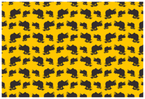 Animal - Dinosaur Silhouette Pattern Background png