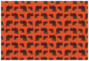 Animal - Dinosaur Silhouette Pattern Background png