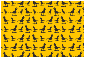 Animal - Dinosur Silhouette Pattern Background png