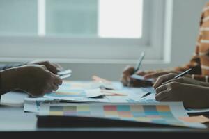 UX UI and Programming development technology. photo