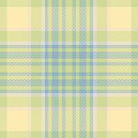 Plaid check pattern. Seamless fabric texture. Tartan textile print. vector