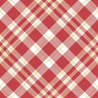 Plaid pattern vector. Check fabric texture. Seamless textile design for clothes, paper print. vector
