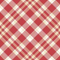 Plaid pattern vector. Check fabric texture. Seamless textile design for clothes, paper print. vector