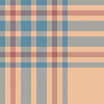 Plaid check pattern. Seamless fabric texture. Tartan textile print. vector