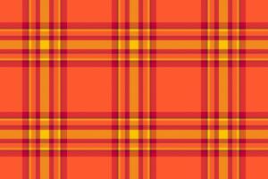 Check tartan vector of texture fabric textile with a seamless plaid background pattern.