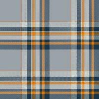 Plaid seamless pattern. Check fabric texture. Vector textile print.