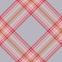 Plaid pattern vector. Check fabric texture. Seamless textile design for clothes, paper print. vector