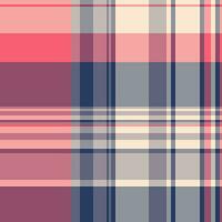 Background check pattern of tartan textile vector with a seamless texture plaid fabric.