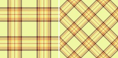 Plaid texture fabric of pattern textile tartan with a check seamless background vector. vector