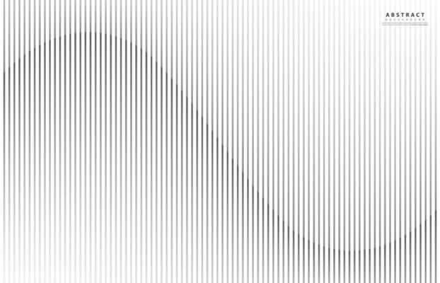 Vector Stripe pattern. Geometric texture background. Abstract lines wallpaper. Vector template for your ideas. EPS10 - Illustration