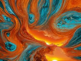 Abstract Texture Modern Mixed Artwork Fluid Trendy Background with AI Generative photo