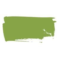 green ink paint brush stroke vector