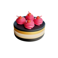 gâteau anniversaire fête ai génératif png