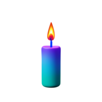 Candle Light Romantic AI Generative png