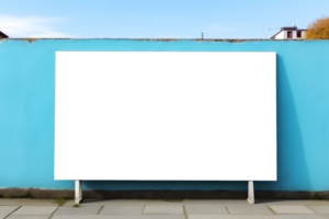 Plakatwand Attrappe, Lehrmodell, Simulation zum Straße Werbung Werbung, ai generiert png