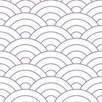 Purple Japanese wave pattern background. Japanese pattern vector. Waves background illustration. for clothing, wrapping paper, backdrop, background, gift card. vector