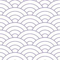 Purple Japanese wave pattern background. Japanese pattern vector. Waves background illustration. for clothing, wrapping paper, backdrop, background, gift card. vector