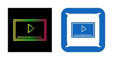 Video Screening Vector Icon